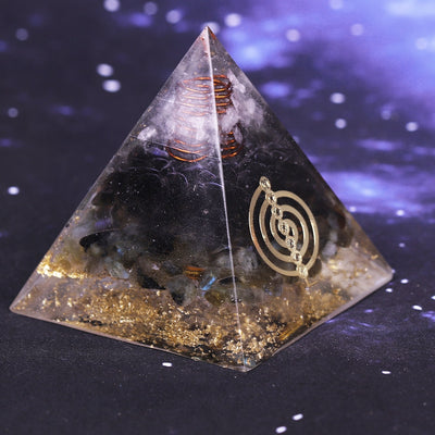 Divine Flow Smoky Quartz Pyramid