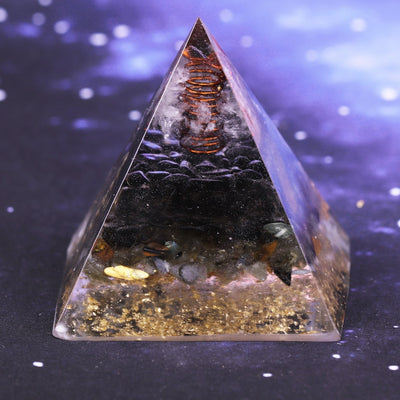 Divine Flow Smoky Quartz Pyramid