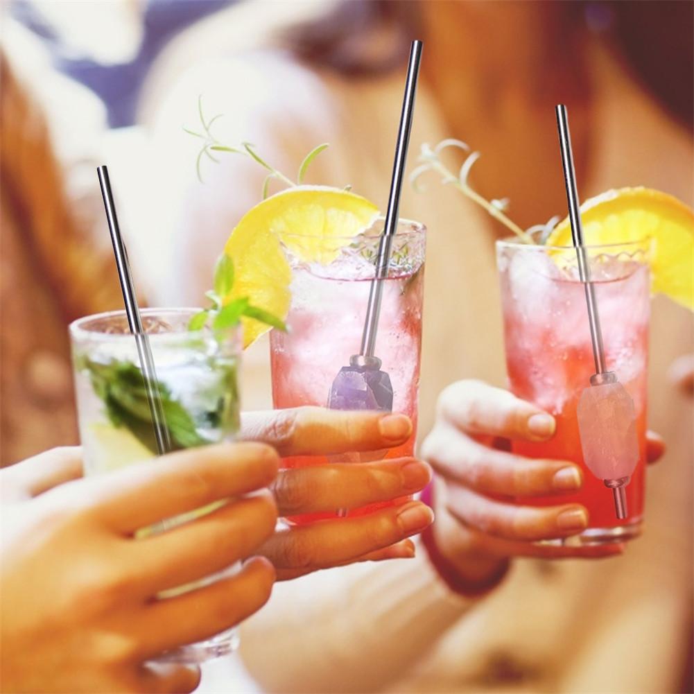 Colorful Crystal Drink Straw