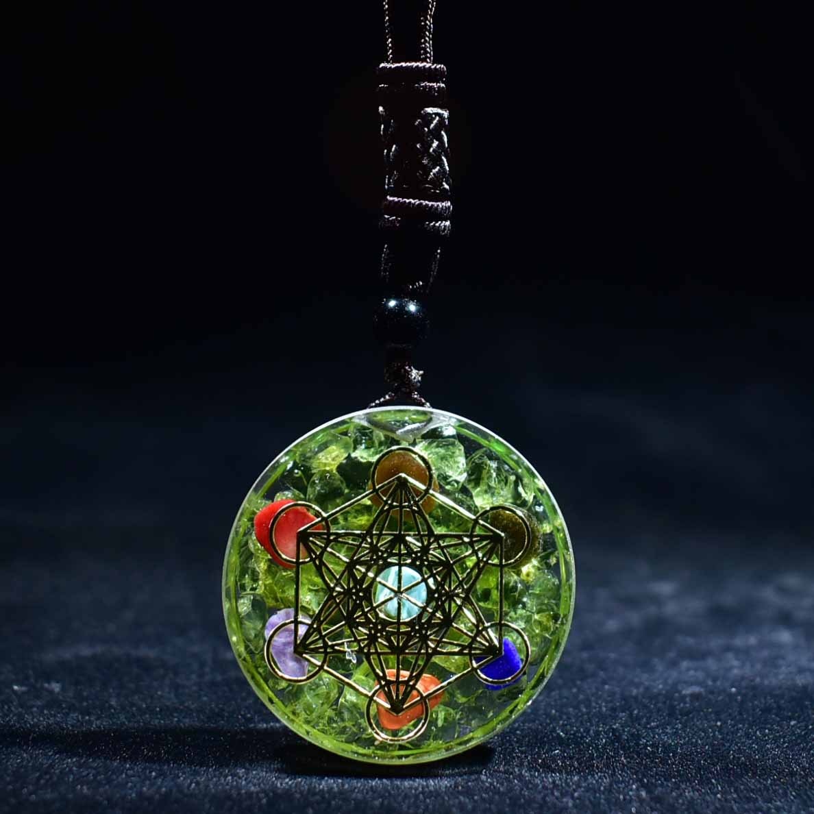 Sacred Love Forest Orgone Necklace