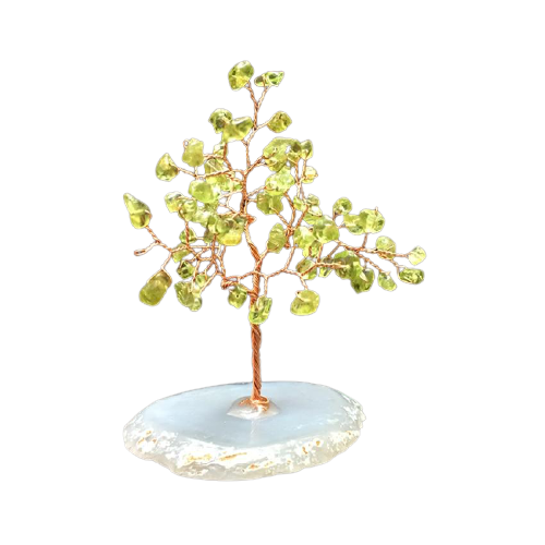 Green Peridot Feng Shui Abundance Tree