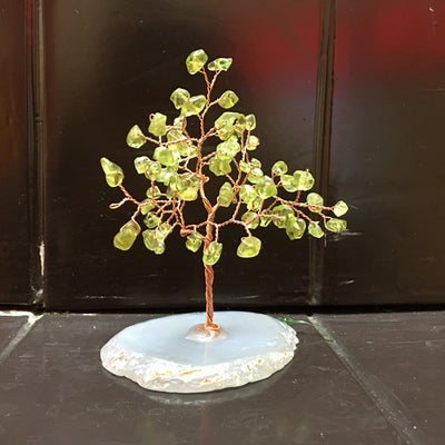 Green Peridot Feng Shui Abundance Tree