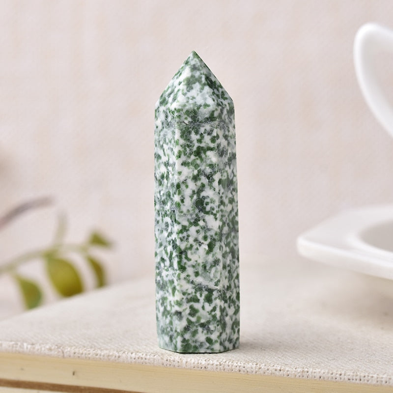 Natural Obelisk Jade Wand