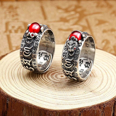 Pi Xiu Charms Protection Ring