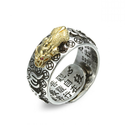 Pi Xiu Charms Protection Ring