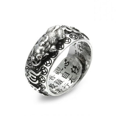 Pi Xiu Charms Protection Ring