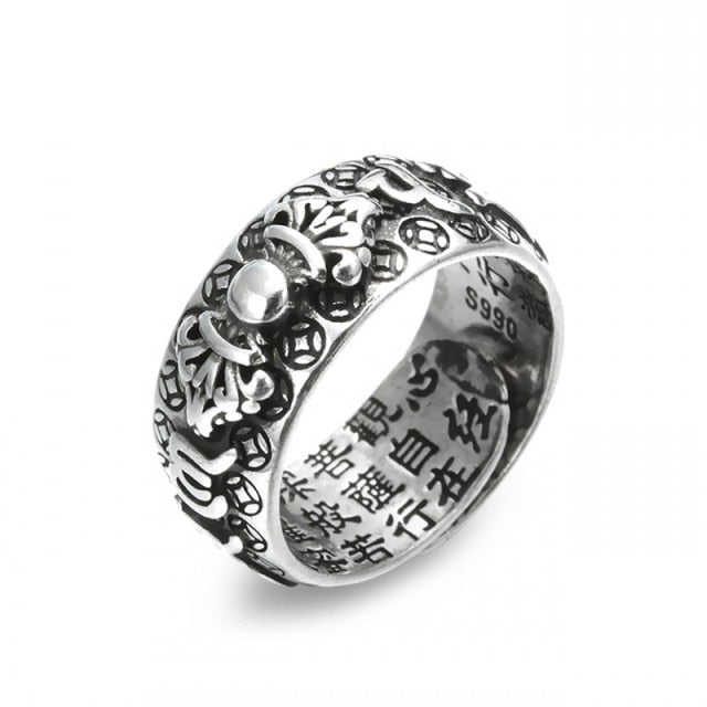 Pi Xiu Charms Protection Ring