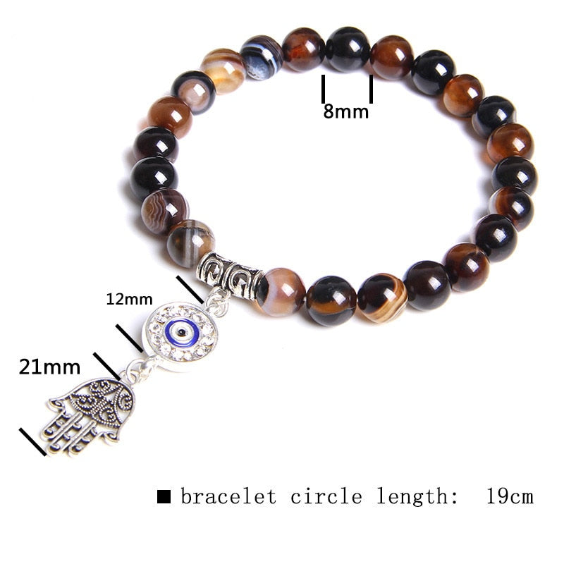 Hand of Fatima Strength and Protection Bracelet