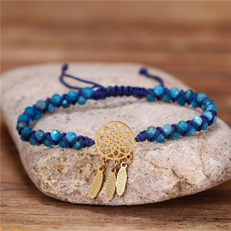 Manifestation Mandala Apatite Bracelet