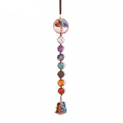 Holistic Tree of Life Chakra Ornament