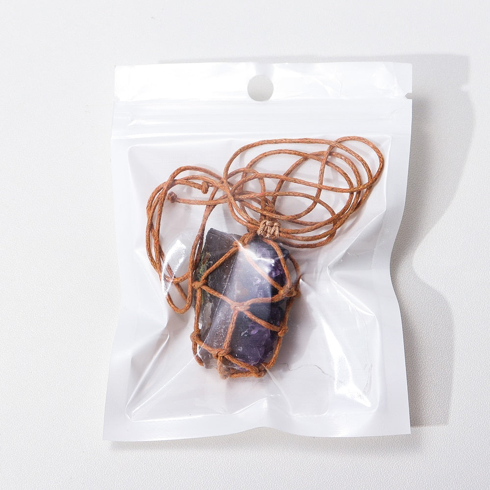 Amethyst Angel Serenity Pendant