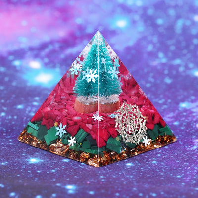 Christmas Blessings Orgone Pyramid