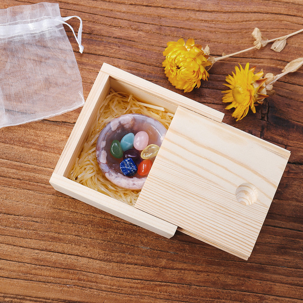 Blossoming Chakras Crystal Bowl Set