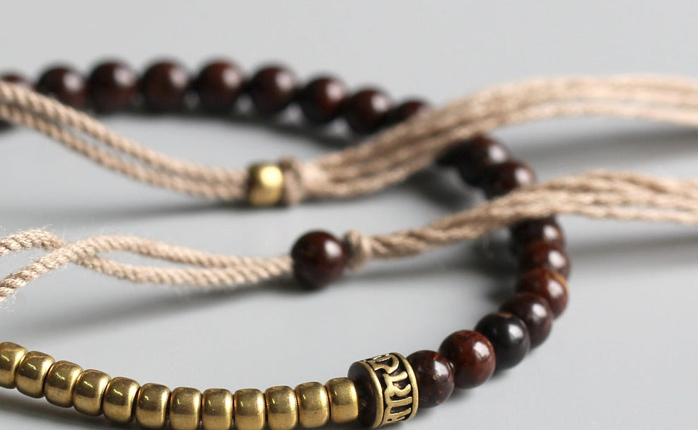 Tibetan Beads Copper Bracelet