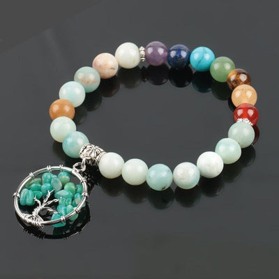 Calming Breeze Chakra Bracelet