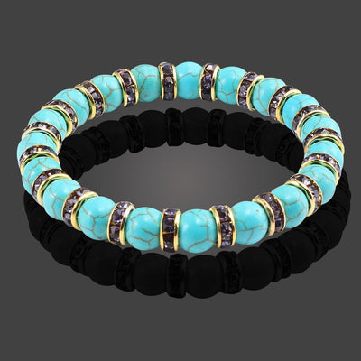 Multicolor Natural Crystal Energy Bracelet