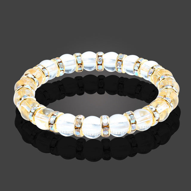 Multicolor Natural Crystal Energy Bracelet