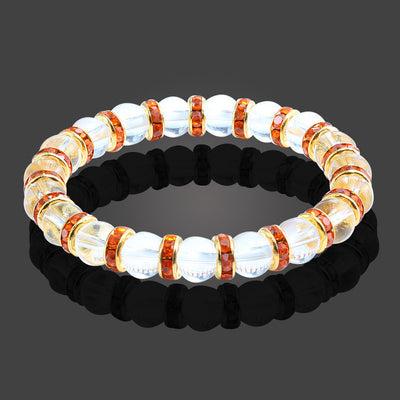 Multicolor Natural Crystal Energy Bracelet