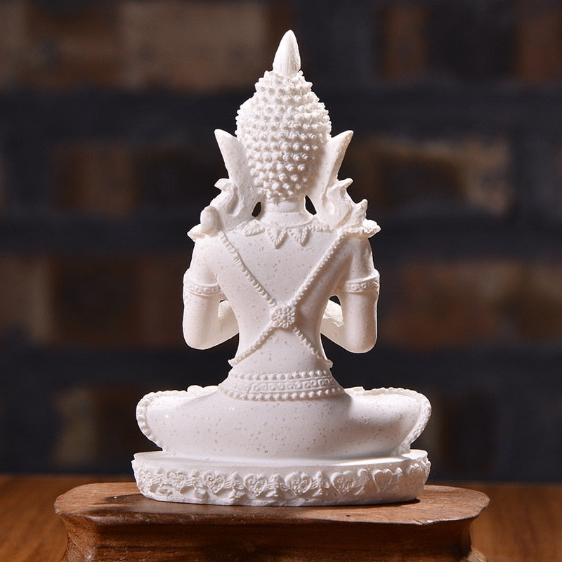 Natural Sandstone Buddha Miniature Statue