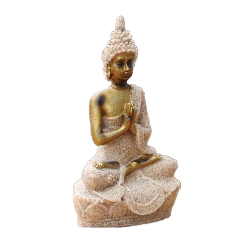 Natural Sandstone Buddha Miniature Statue