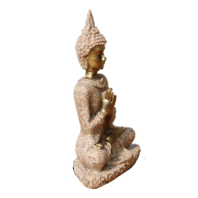 Natural Sandstone Buddha Miniature Statue