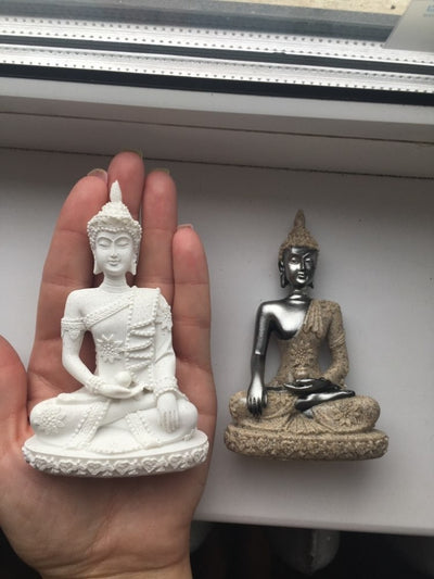 Natural Sandstone Buddha Miniature Statue