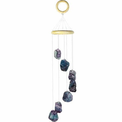 Purifying and Healing Raw Crystal Wind Chime