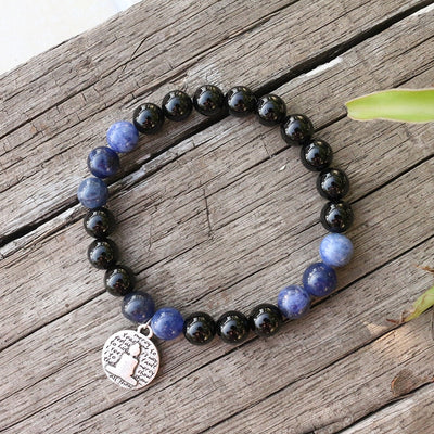 Sodalite and Black Onyx Mala Set