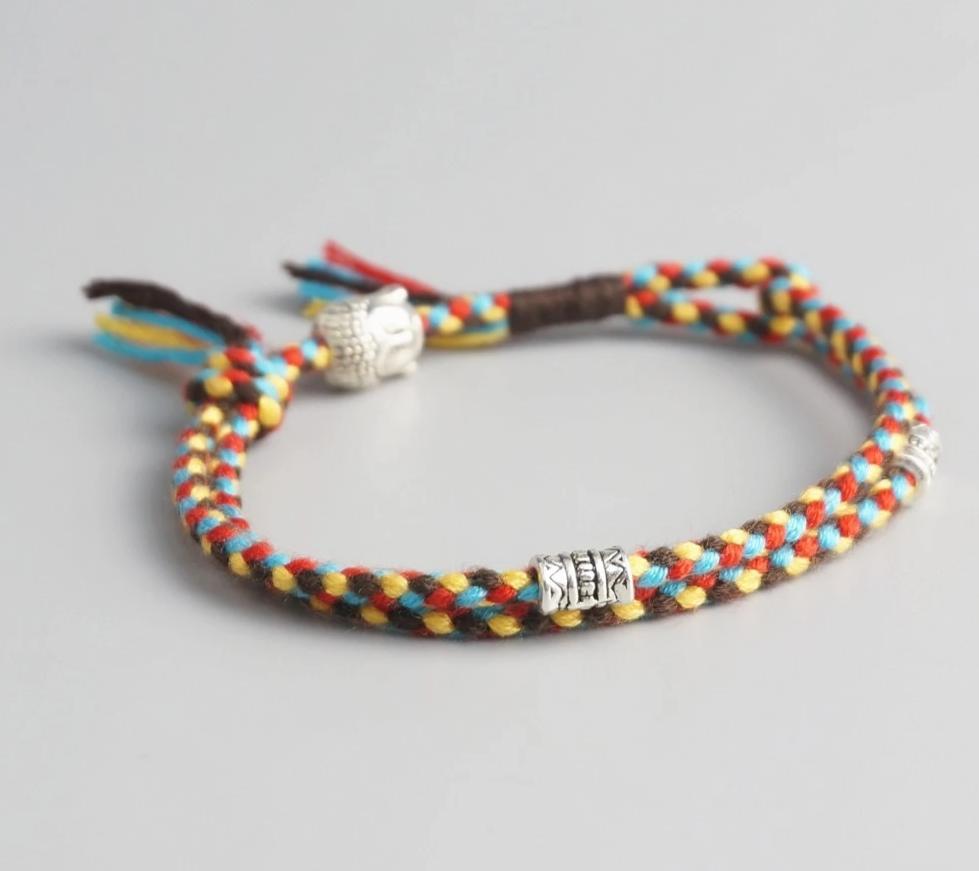 Handmade Tibetan Cord Lucky Bracelet