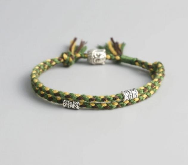 Handmade Tibetan Cord Lucky Bracelet