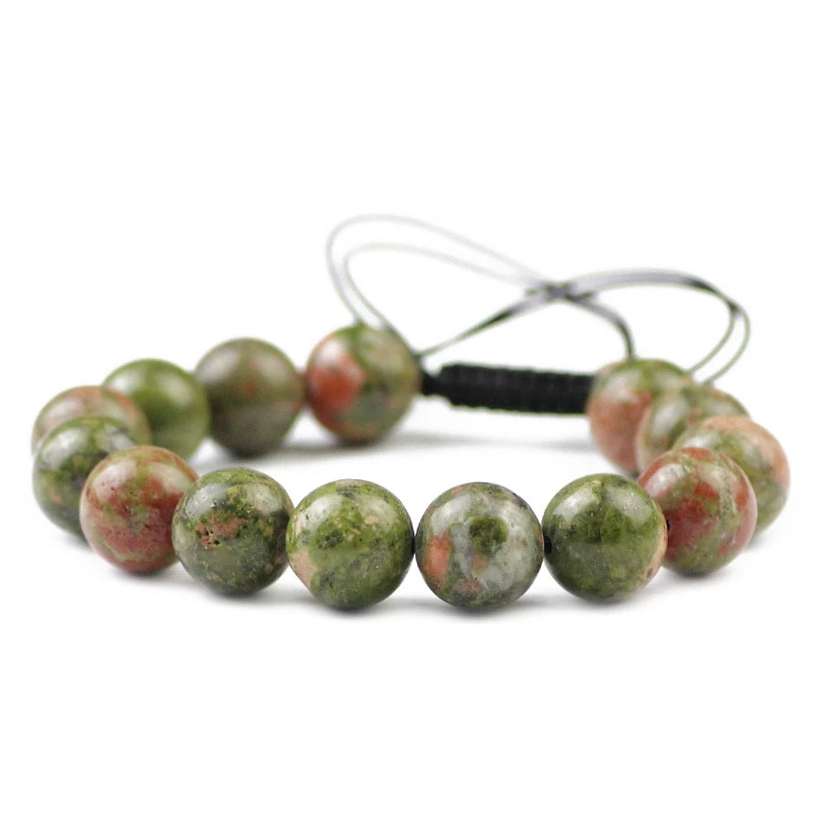 Healing and Balancing Unakite Jasper Bracelet