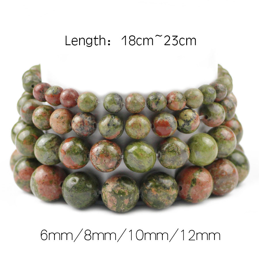 Healing and Balancing Unakite Jasper Bracelet