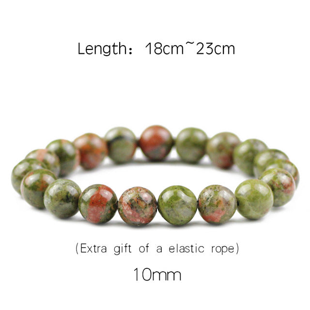 Healing and Balancing Unakite Jasper Bracelet