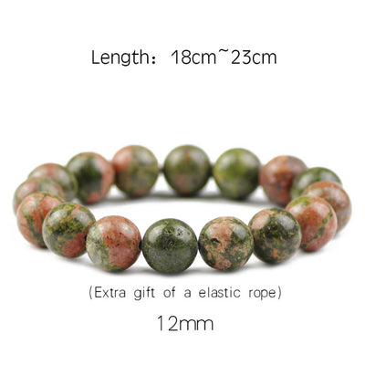 Healing and Balancing Unakite Jasper Bracelet