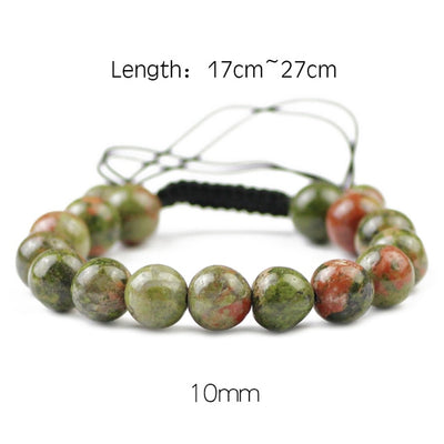 Healing and Balancing Unakite Jasper Bracelet