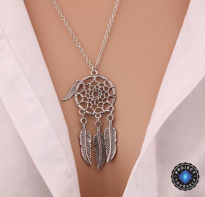 Retro Dream Catcher Pendant Necklace B Necklace