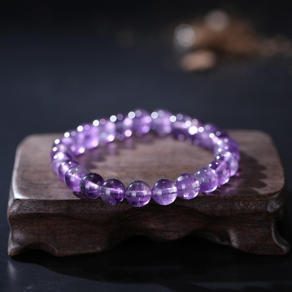 ROXY Natural Amethyst Quartz Crystal Beads Bracelet Bracelet