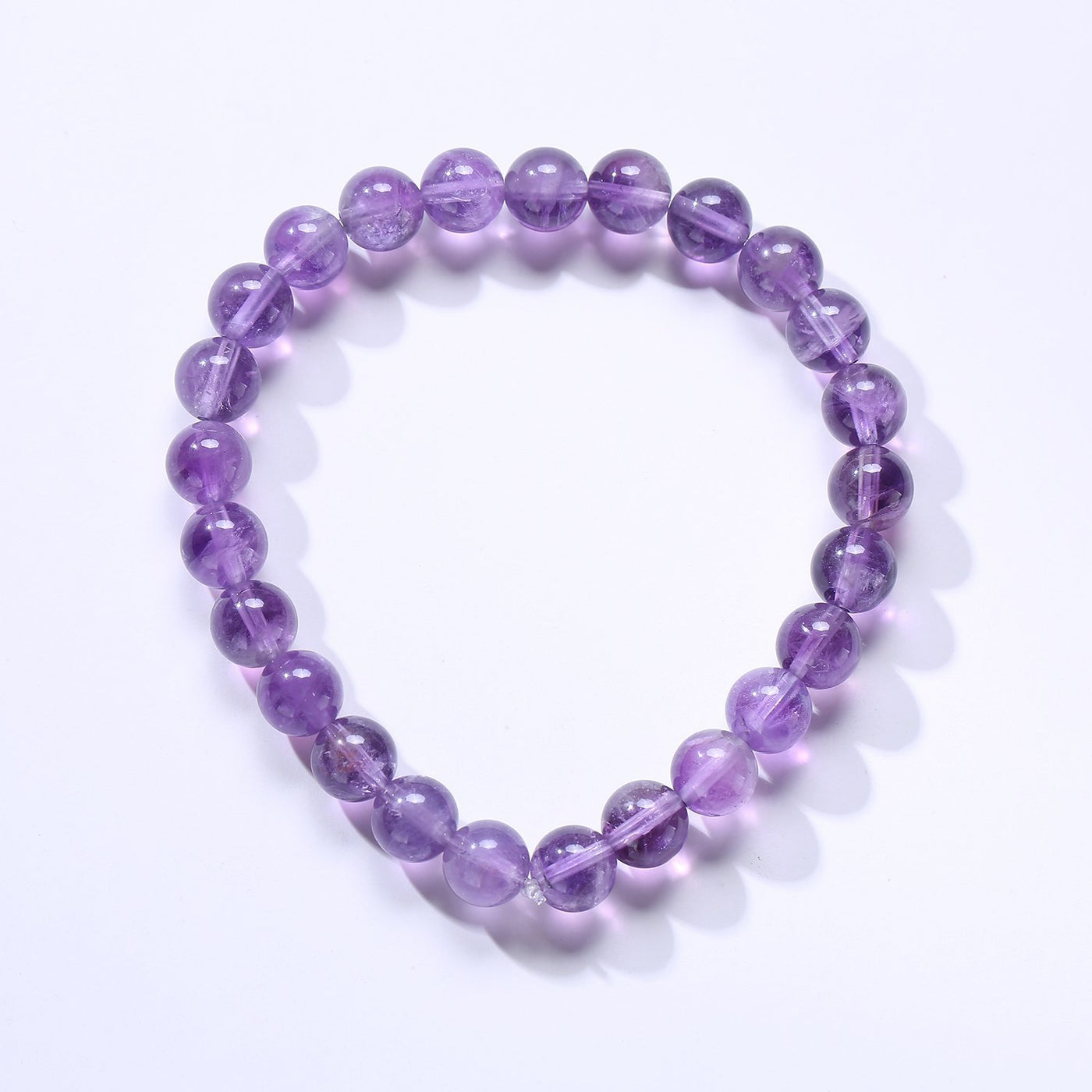 ROXY Natural Amethyst Quartz Crystal Beads Bracelet Bracelet