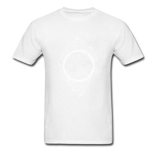 Sacred Geometry Sri Yantra T-shirt White / S Clothing