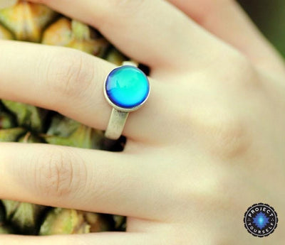 Solitaire Mood Ring Rings