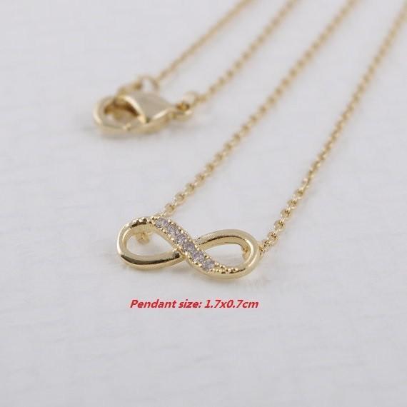 Sparkling Infinity Necklace Necklace