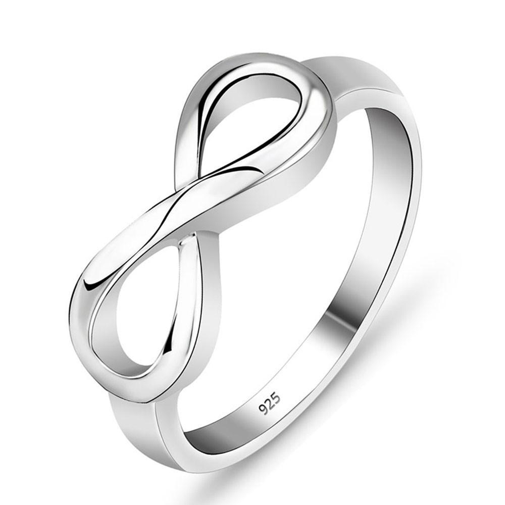 Sterling Silver Classic Infinity Ring Rings