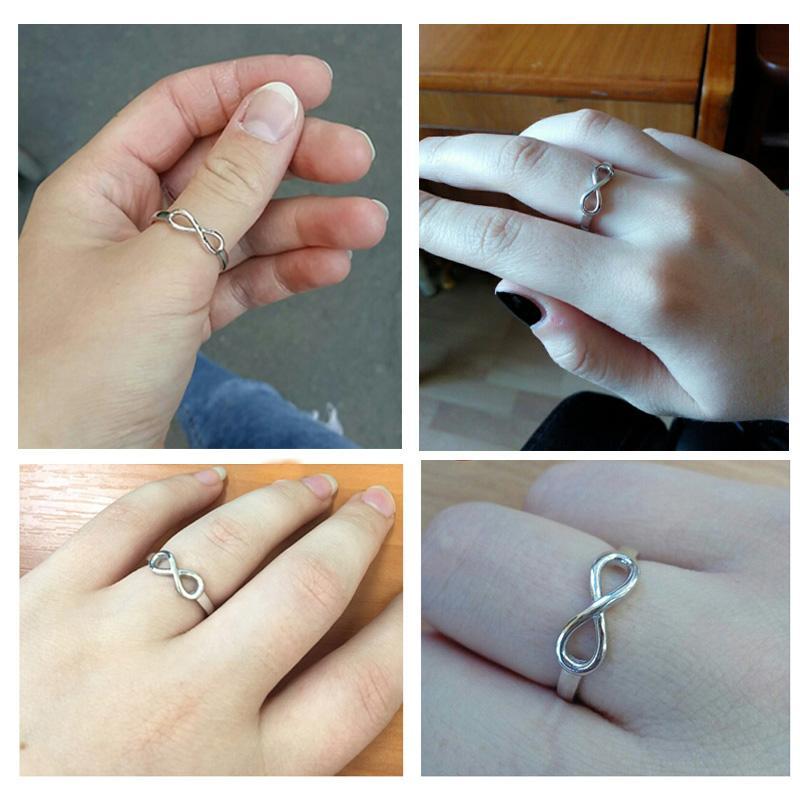 Sterling Silver Classic Infinity Ring Rings