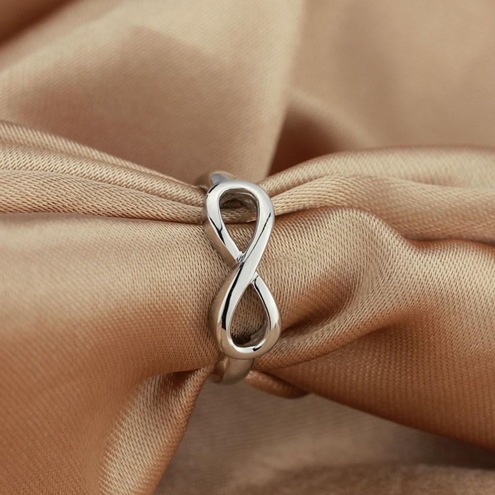 Sterling Silver Classic Infinity Ring Rings