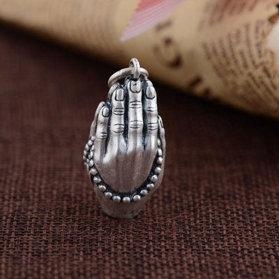 Sterling Silver Prayers of Buddha Pendant pendant