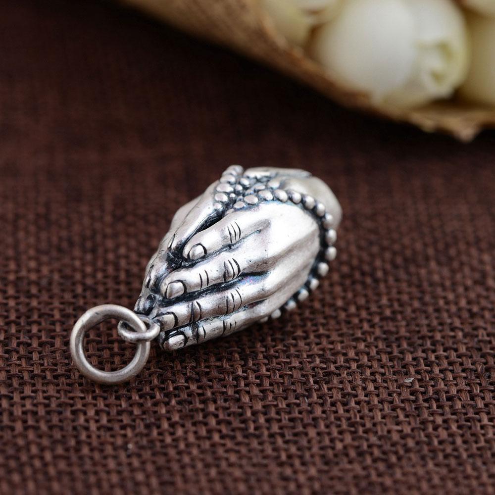 Sterling Silver Prayers of Buddha Pendant pendant