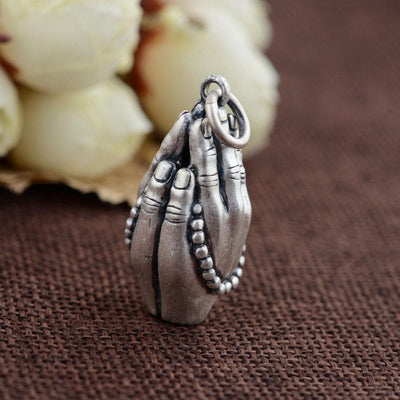 Sterling Silver Prayers of Buddha Pendant pendant