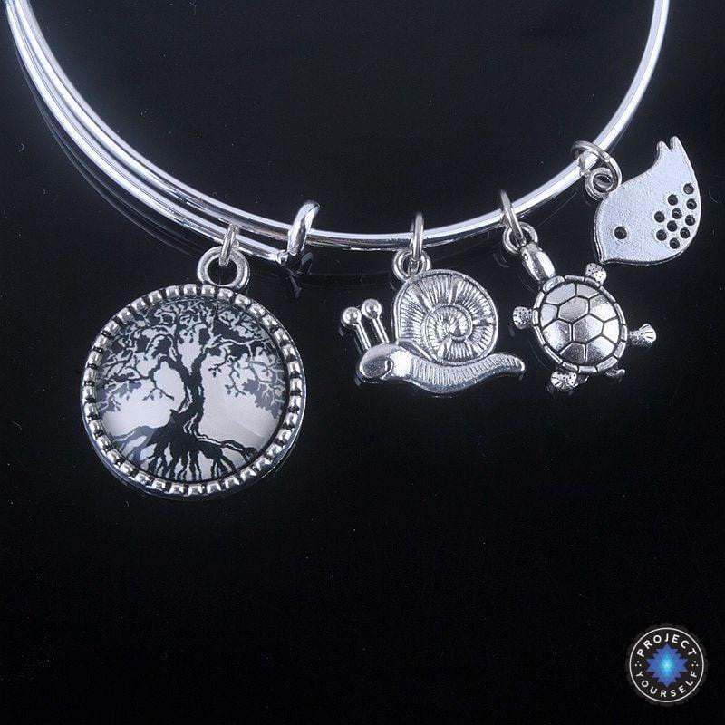 Stunning Tree of Life Adjustable Charms Bangles Bracelet Style 4 Bracelet