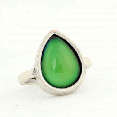 Tear Drop Mood Ring Rings