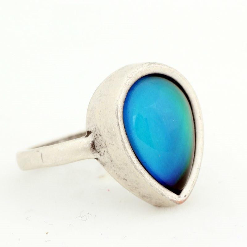 Tear Drop Mood Ring Rings